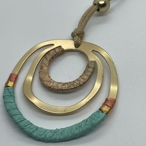 Plunder Triple Oval Pendant Necklace